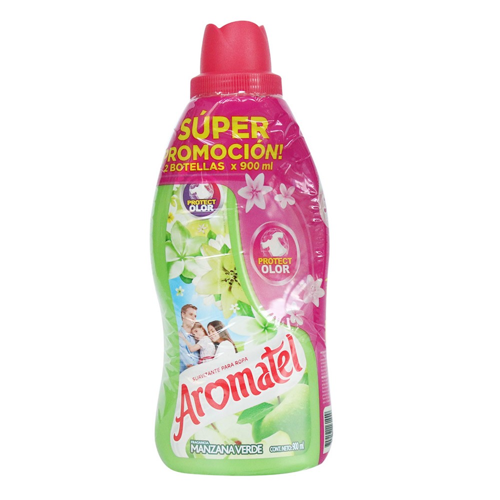 SUAVIZANTE AROMATEL MANZANA DUO x 900ML