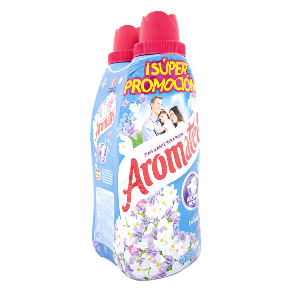 AROMATEL SUAVIZANTE FLORAL X2UND x 900ML