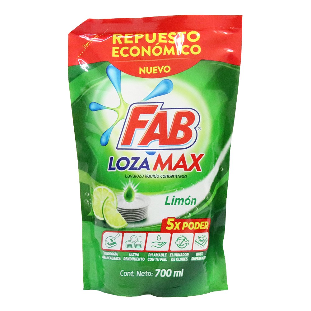 LAVAPLATOS LOZAMA LIQ LIMON DP FAB*700ML