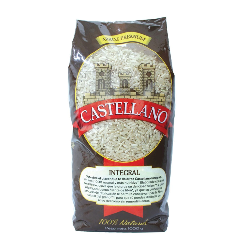 ARROZ CASTELLANO INTEGRAL  x  KILO