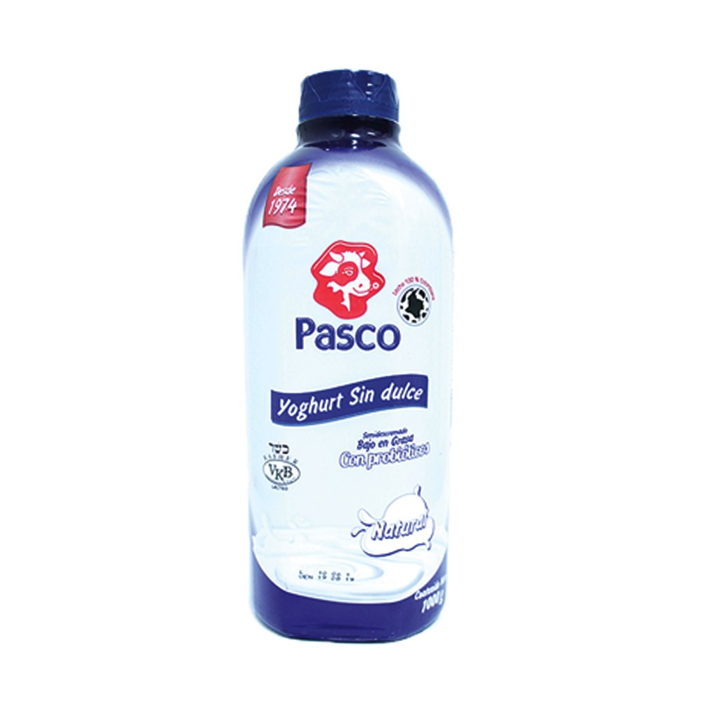 YOGHURT SIN DULCE PASCO x 1000ML