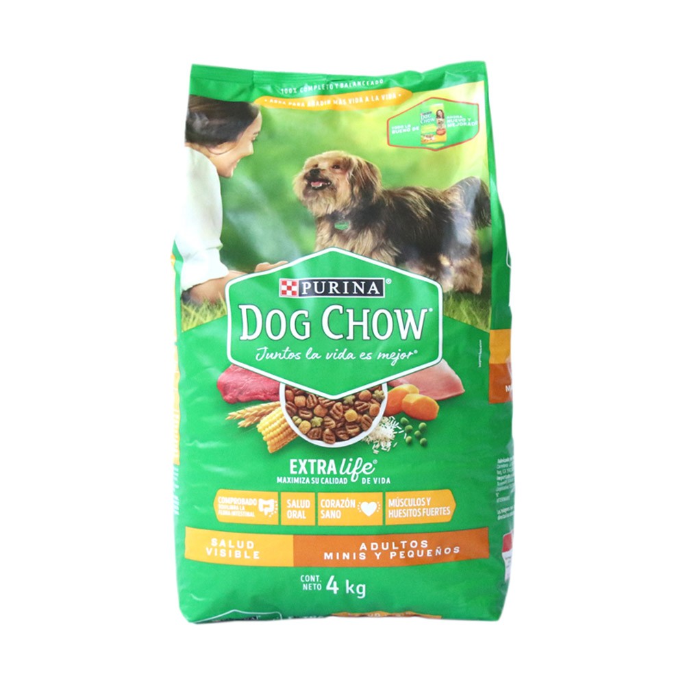 DOG CHOW ADULTOS MINIS Y PEQUEÑOS x 4KG