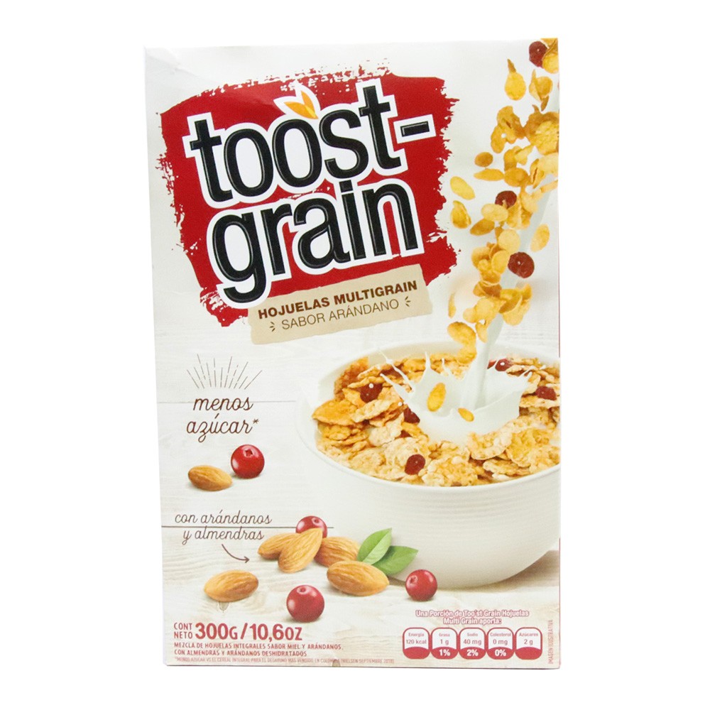 CEREAL GRAIN ARANDANOS TOOST x 300GR