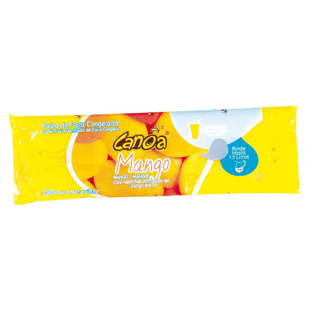 PULPA MANGO CANOA CONG 250G