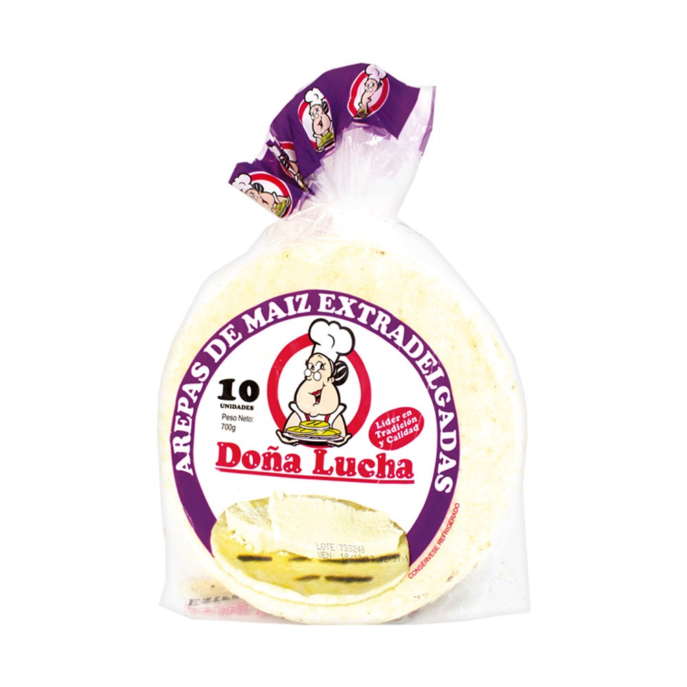AREPA TELA BLANCA DELG DOÑA LUCHA *700GR