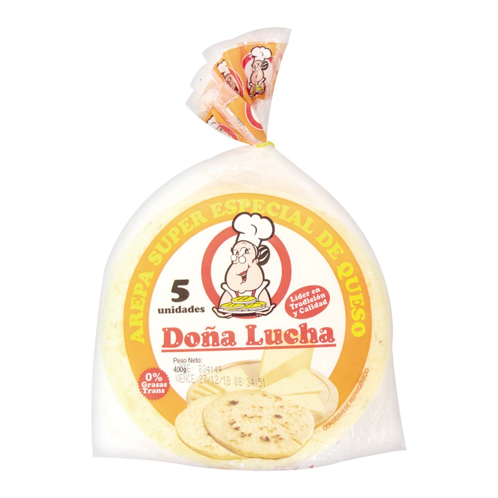 AREPA DE QUESO S/ESPEC DOÑA LUCHA *400GR