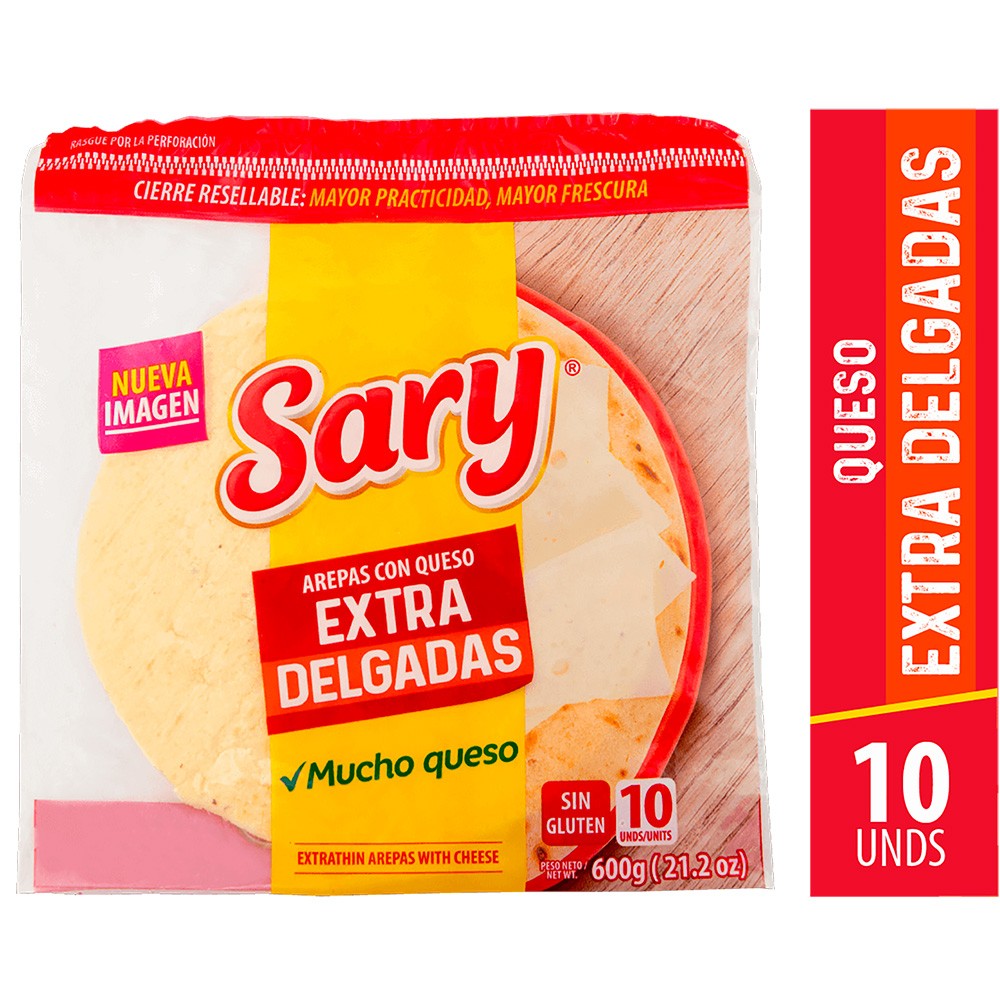 AREPA DE QUESO E/DELG SARY  x 600GR