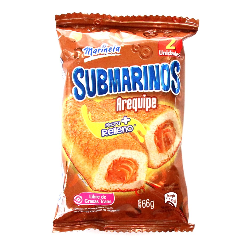 SUBMARINO AREQUIPE BIMBO  x 60GR