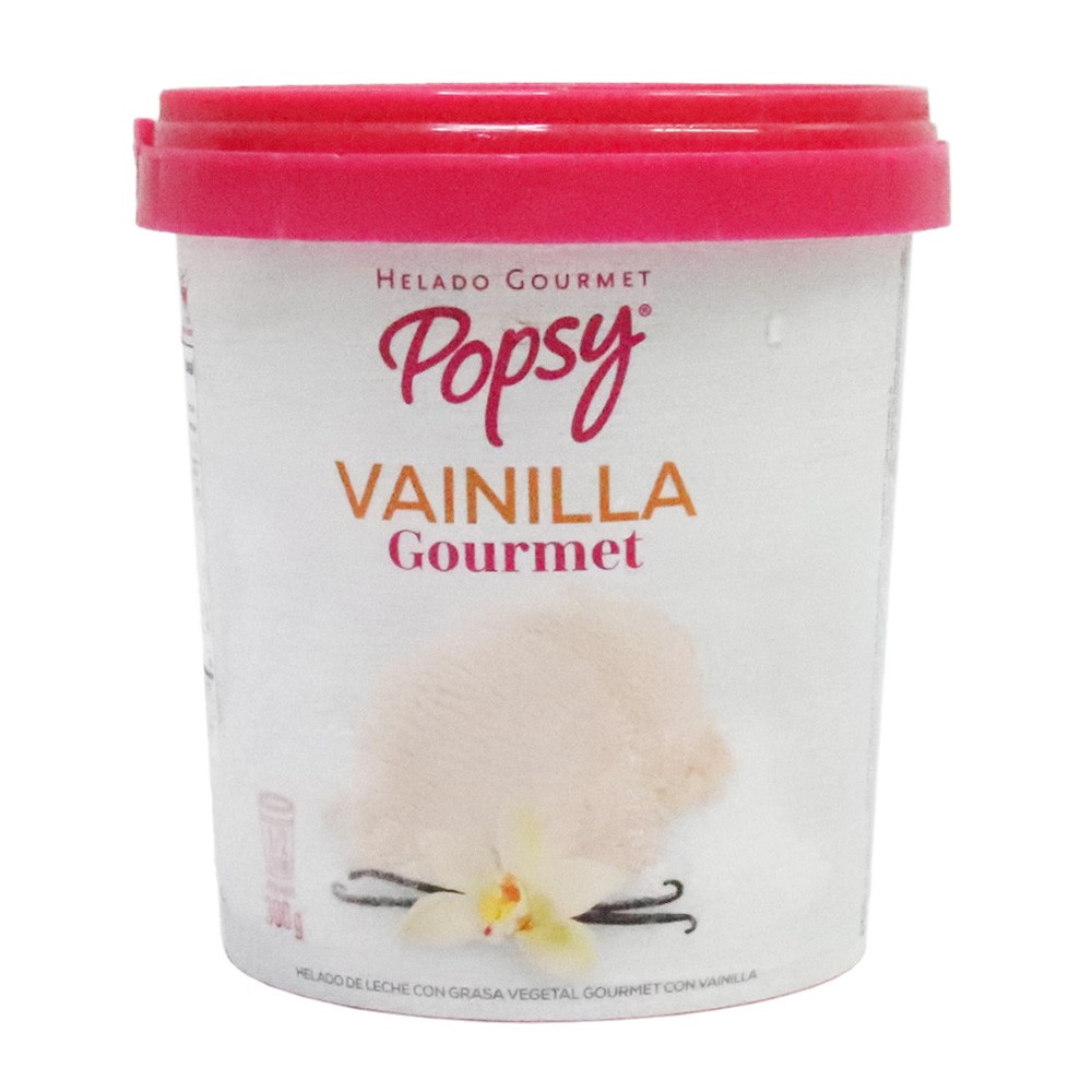 HELADO VAINILLA GOURMET POPSY 1/2 LT