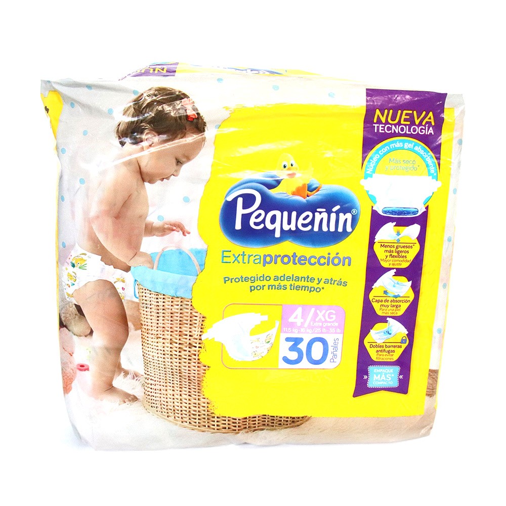 PAÑAL ETAPA 4 E/CONFORT PEQUEÑIN x 30U