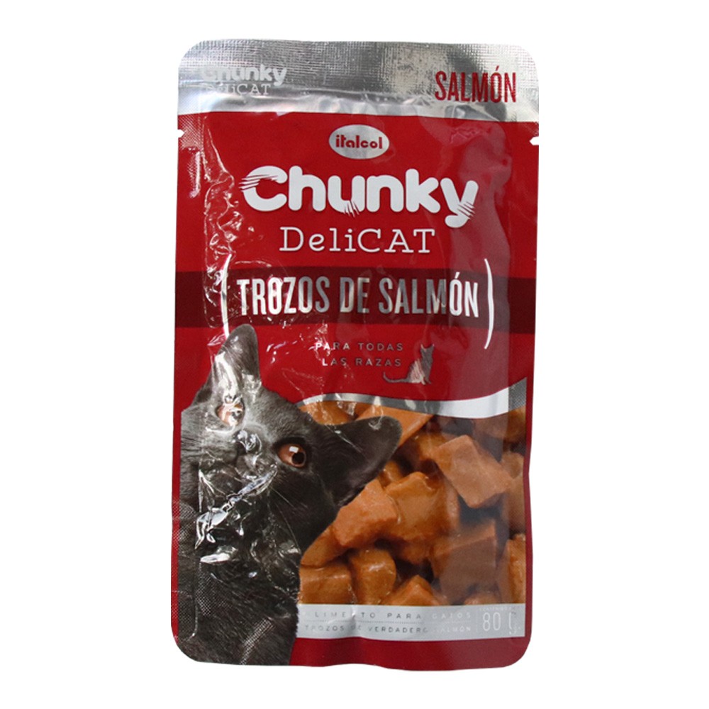 CHUNKY DELICAT TROZOS DE SALMON*80 GR