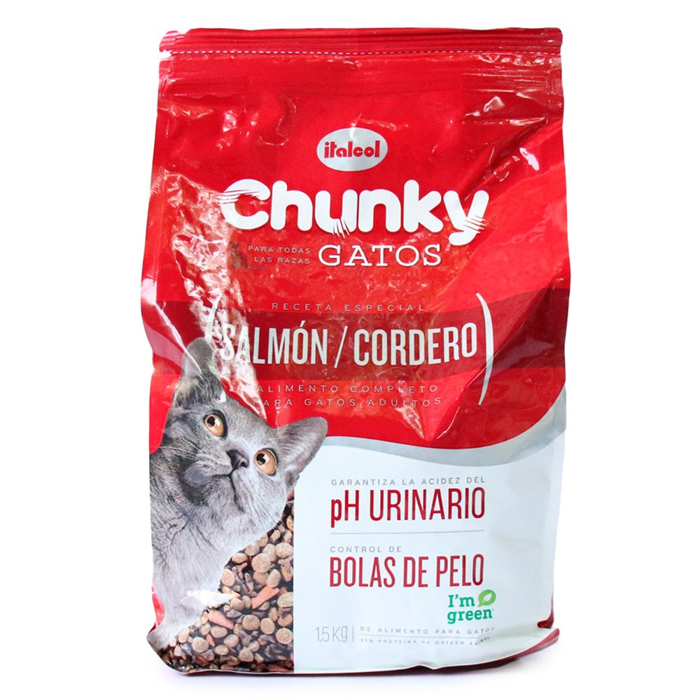 CHUNKY GATOS SALMON Y CORDERO  x  1.5 KG
