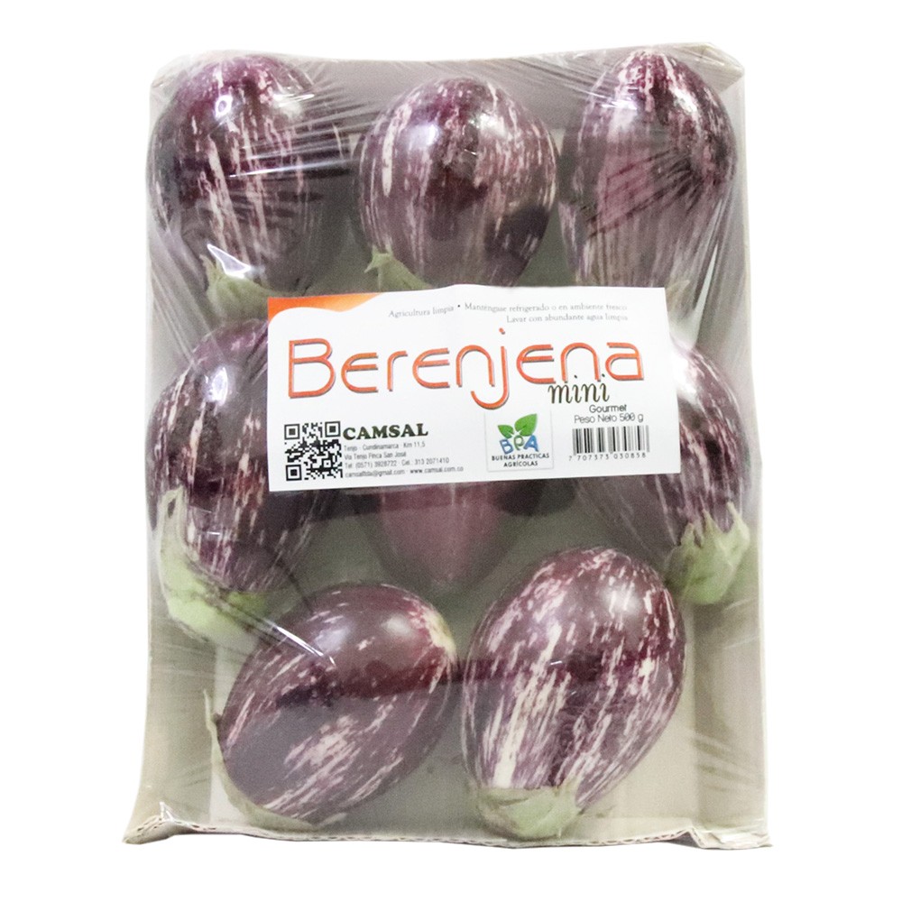 BERENJENA MINI BANDEJA CAMSAL*500GR