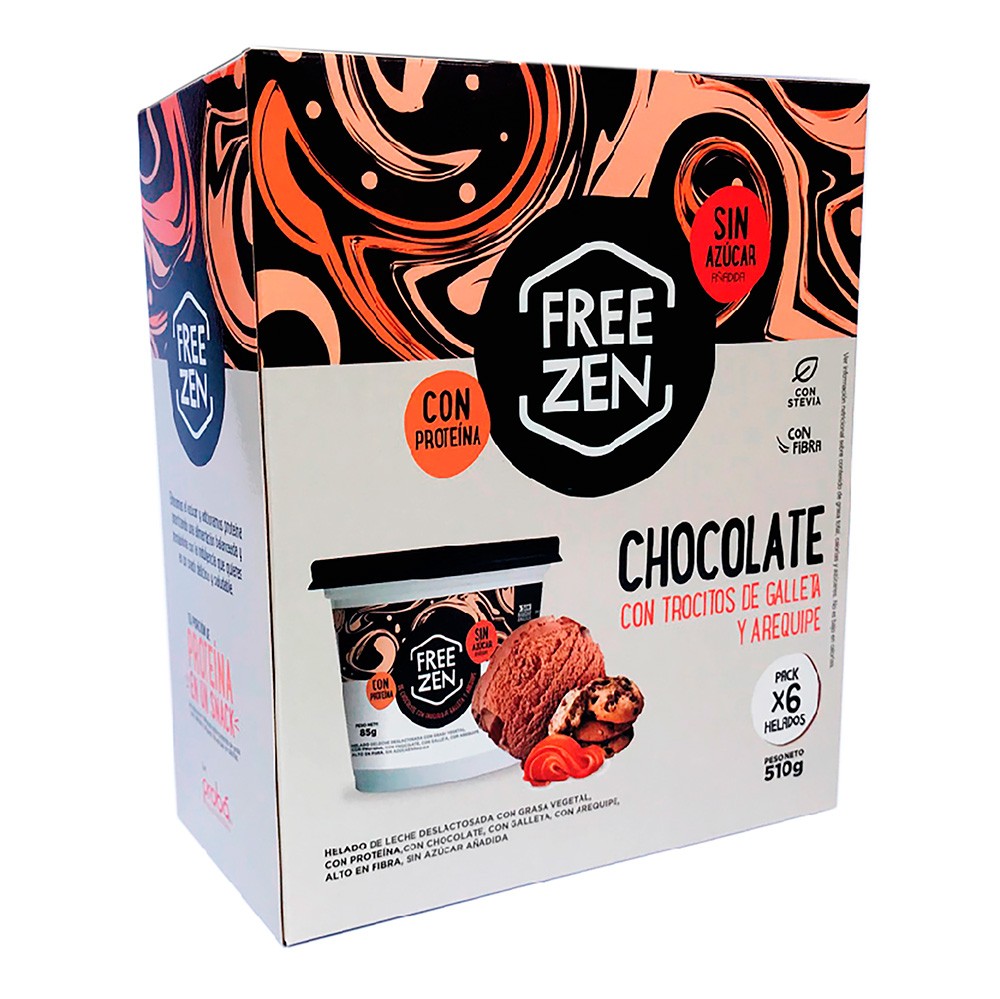 HELADO GALLETA FREEZEN 6 PACK*510GR