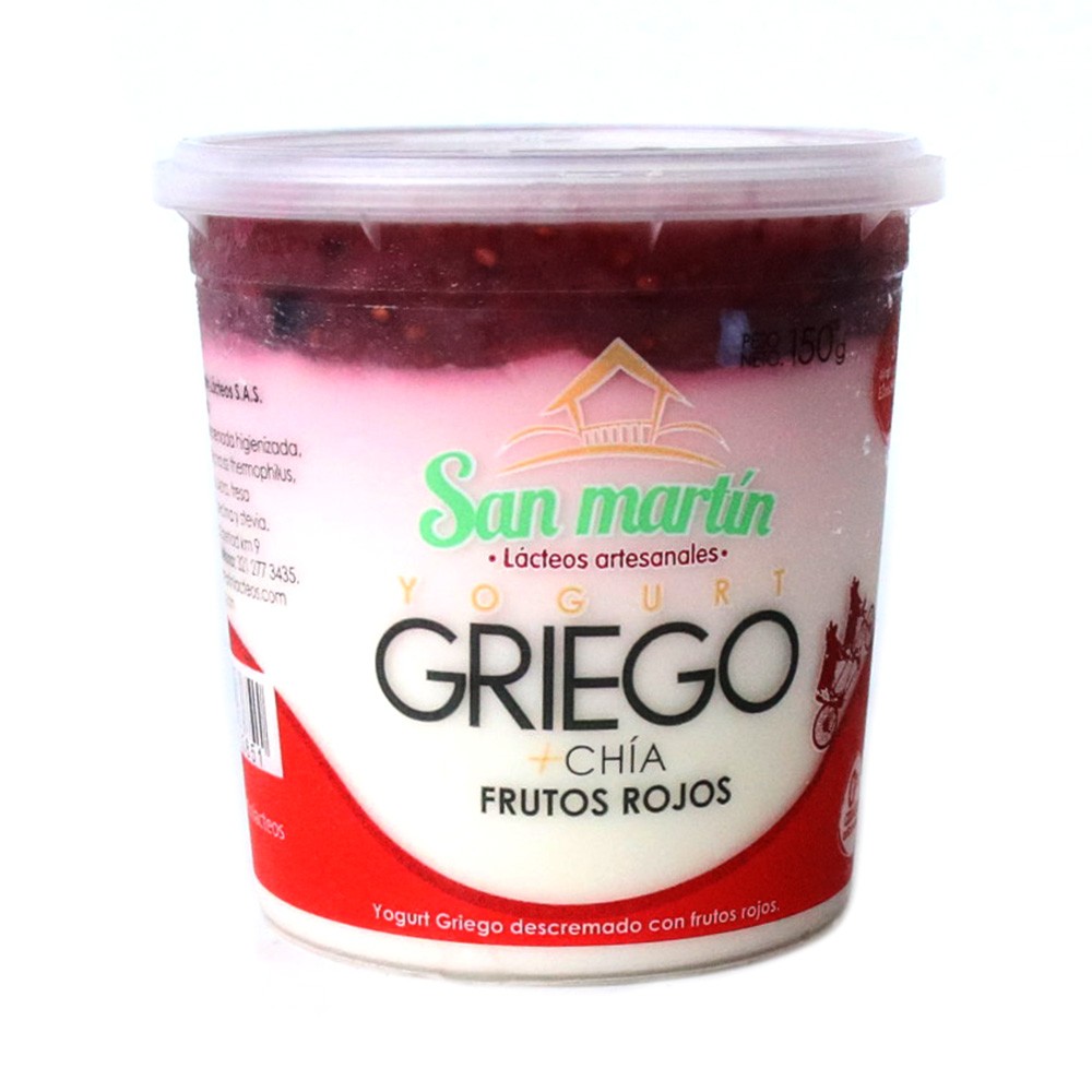 YOGHURT GRIEGO ROJOCHIA SAN MARTIN*150GR