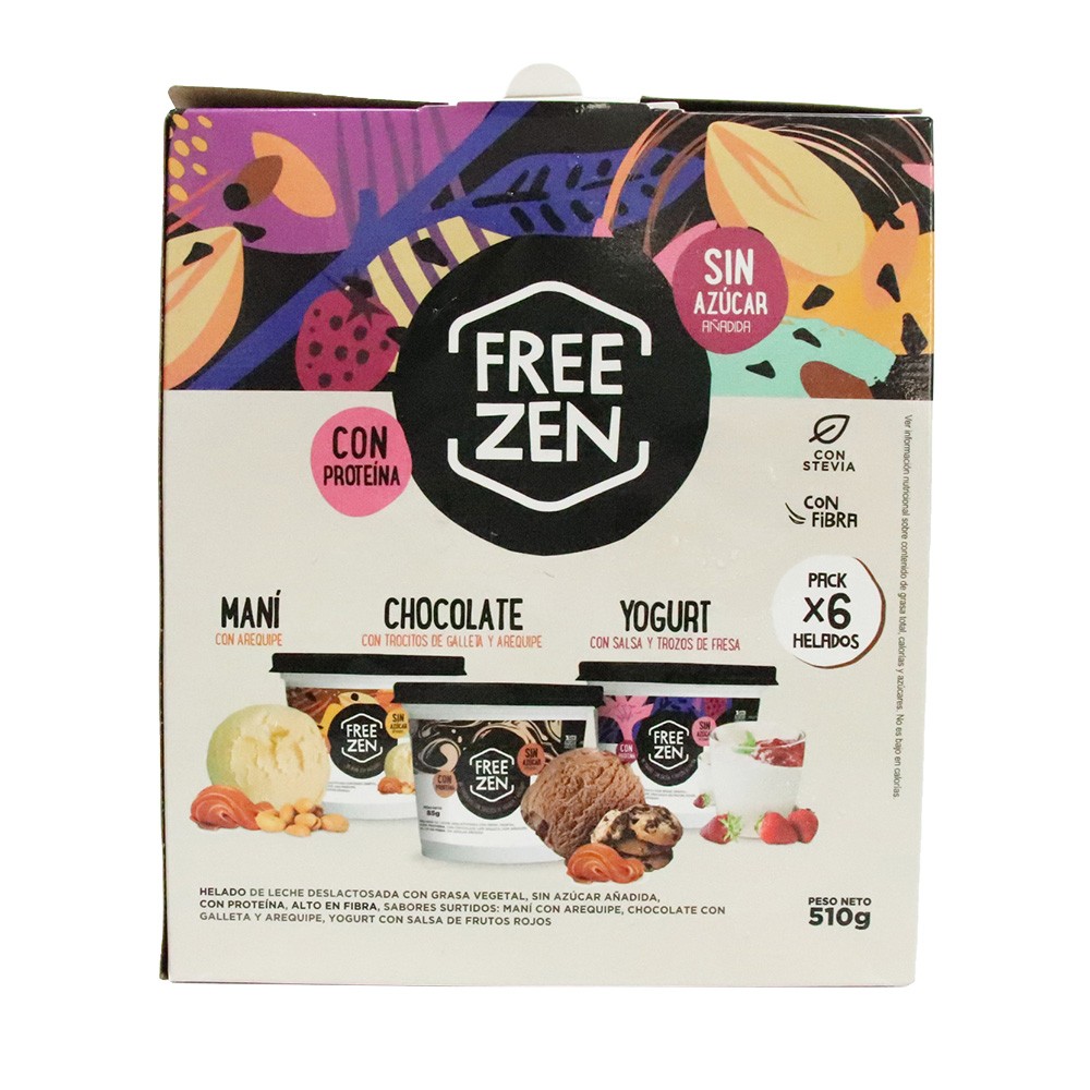 HELADO 6PACK SURTIDO FREEZEN*510GR