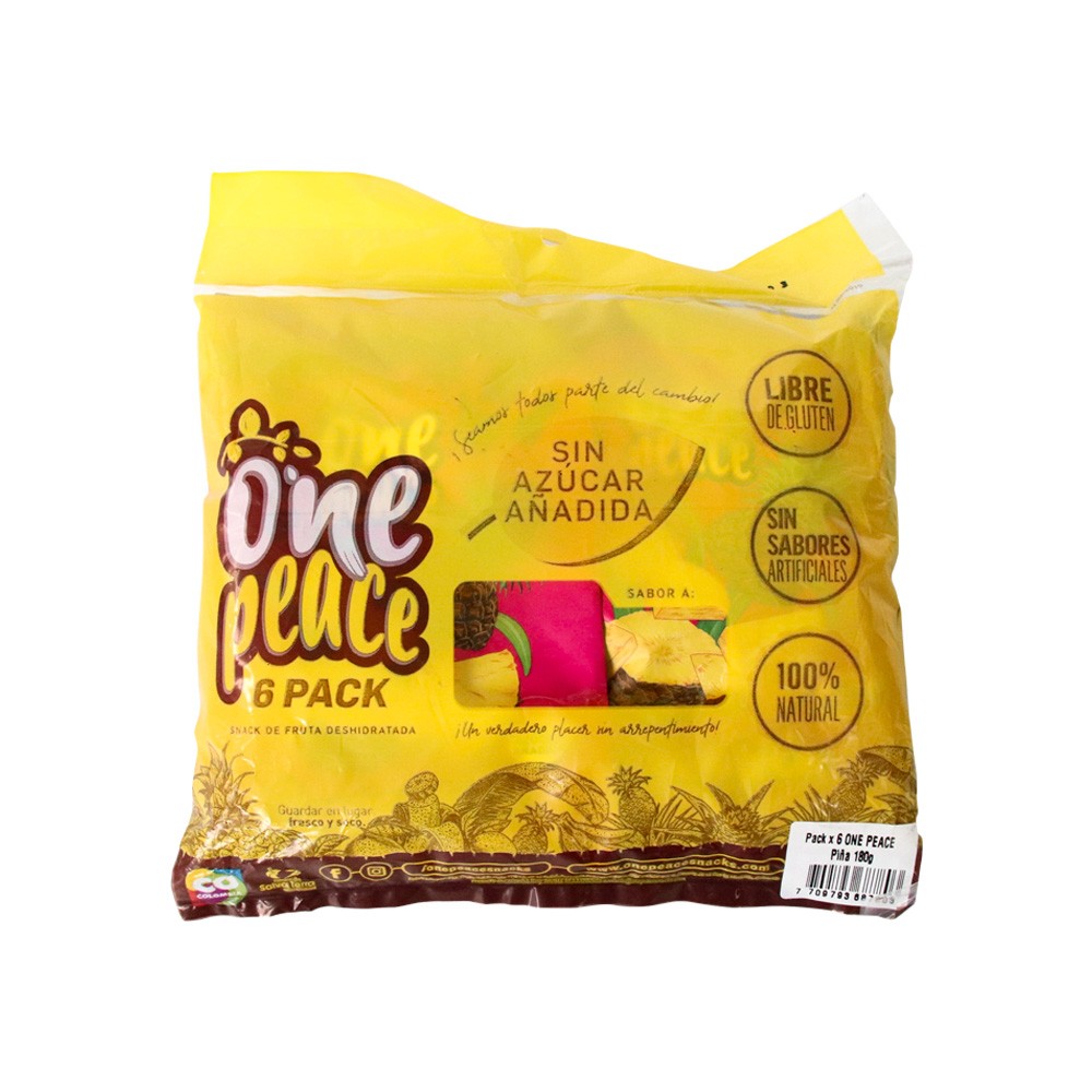 PIÃ�A  x 6UND x 180GR ONE PEACE