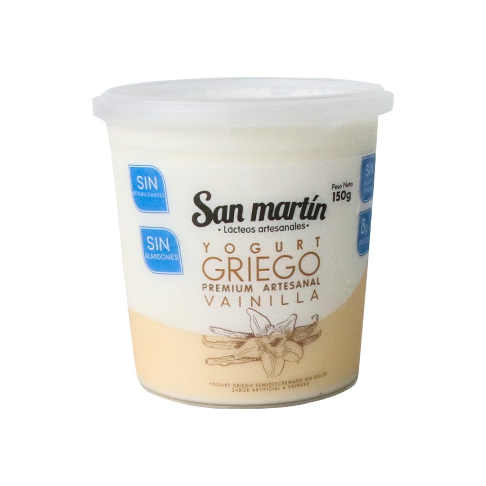 YOGHURT GRIEGO VAINILLA SAN MARTIN*150GR