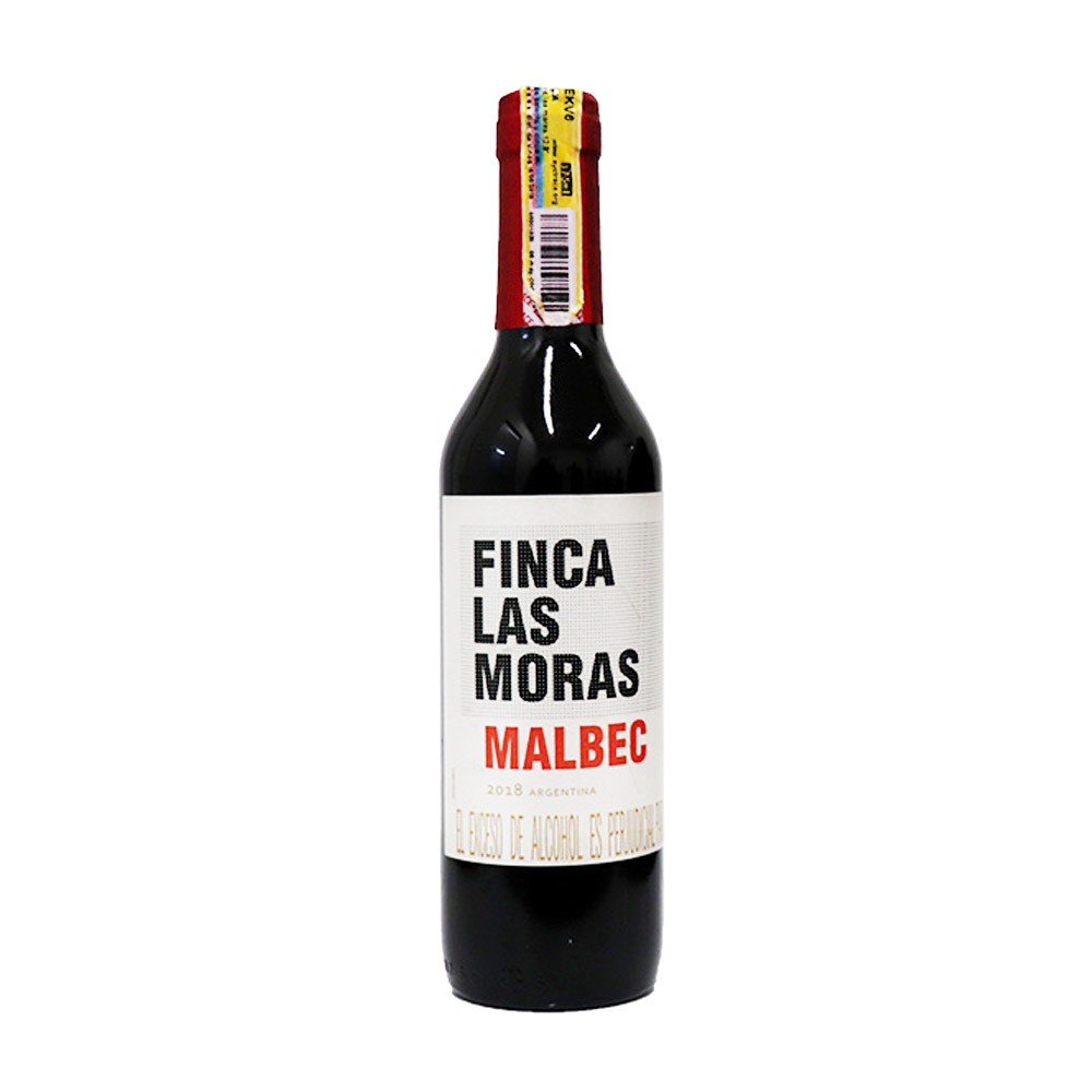 VINO MALBEC TINTO M. LAS MORAS  x 375ML