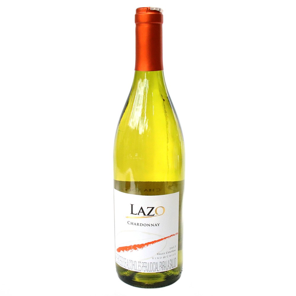 VINO BLANCO CHARDONNAY LAZO  x 750ML