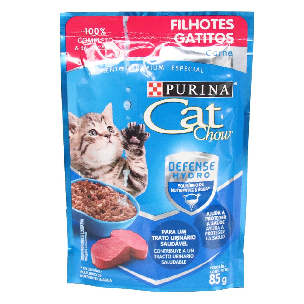 ALIMENTO HUMEDO CARNE CAT CHOW*85GR