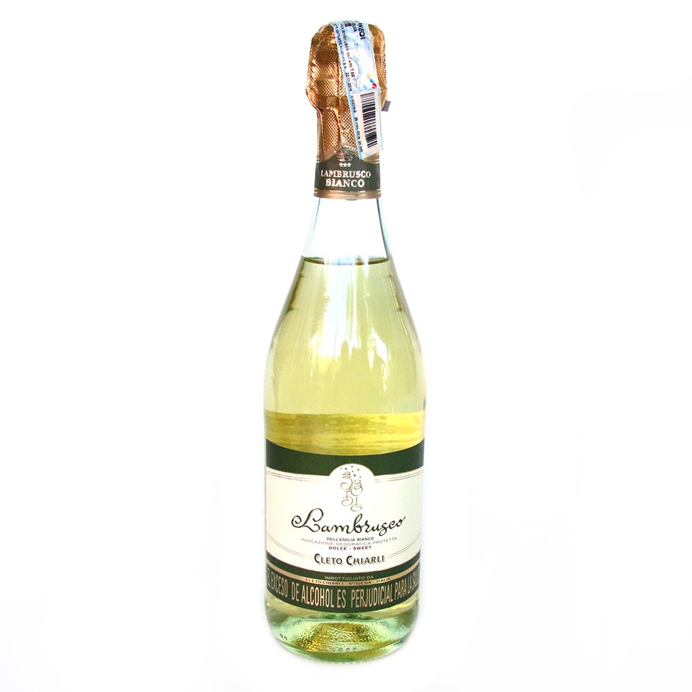 VINO LAMBRUSCO BLANCO IGT x 750ML