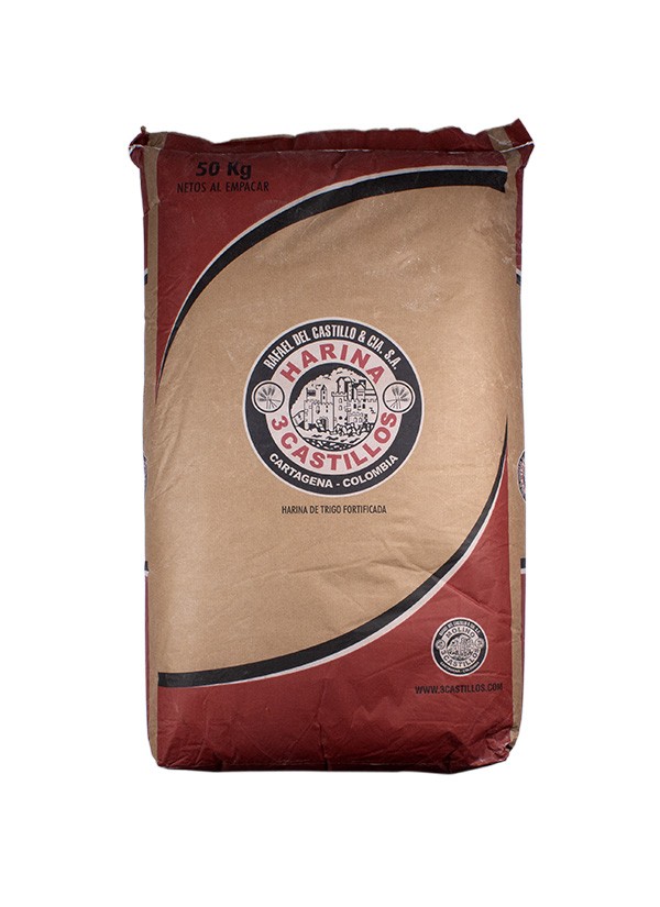 harina de trigo 3 castillos *50 kg
