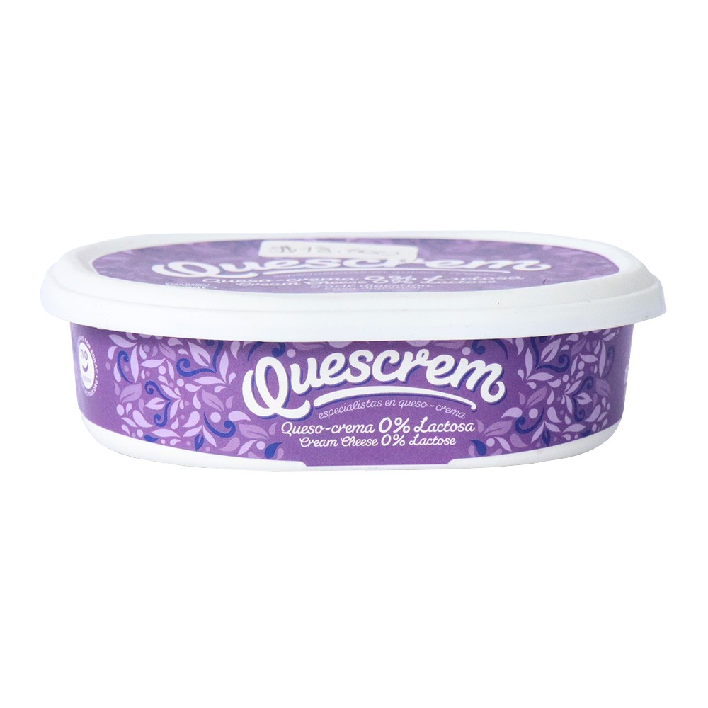 QUESO CREMA  SIN LACTOSA QUESCREM X 200