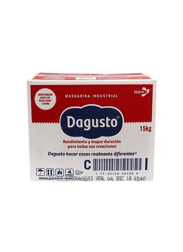 margarina caja dagusto 15kg