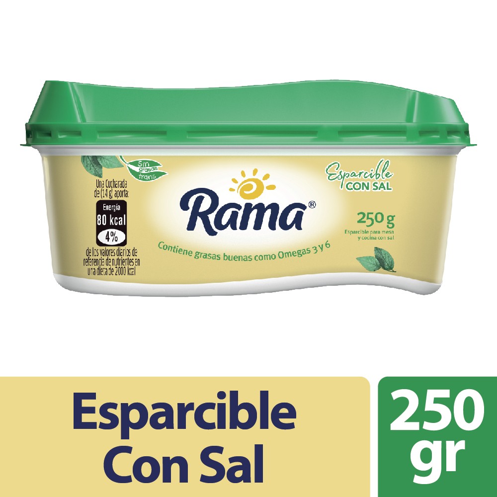 MARGARINA RAMA CON SAL  x 250GR