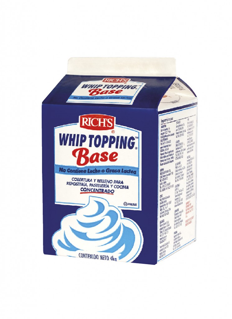 crema para batir whip topping x 4kg