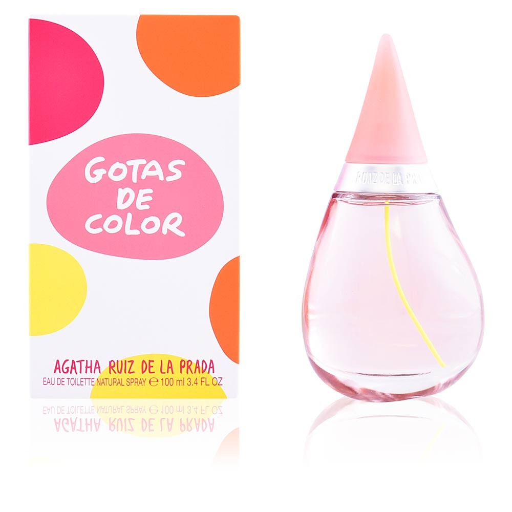 Loción Perfume Gotas de Color Agatha Ruiz de la Prada 100ml EDT Mujer Original Garantizada