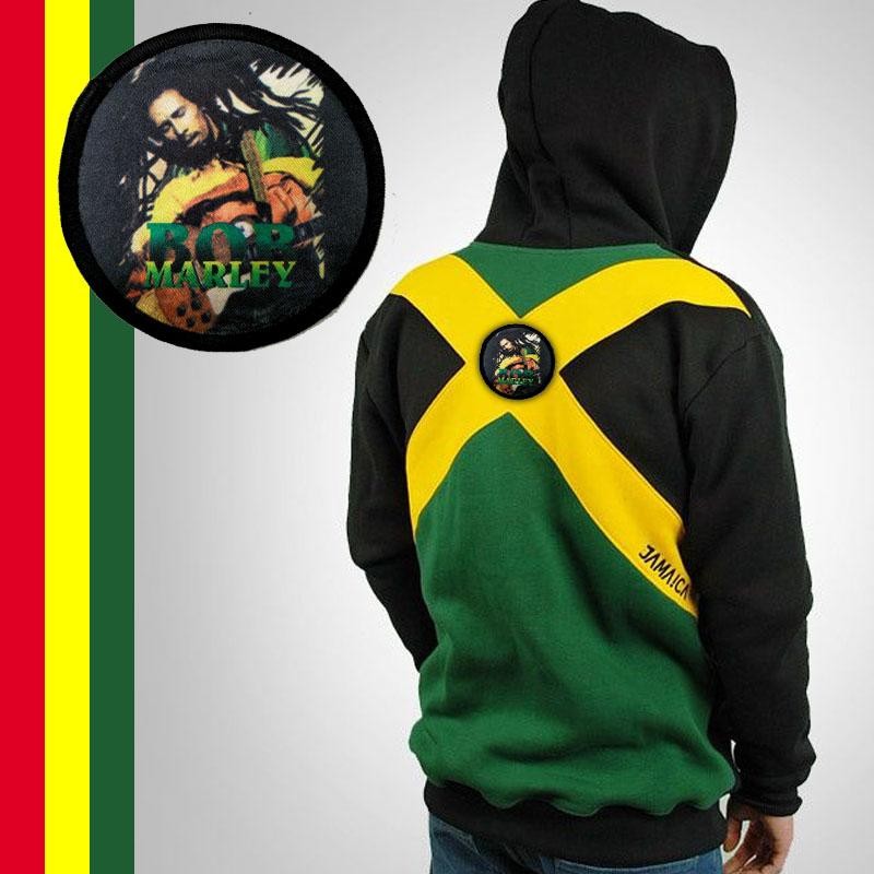 PARCHES REGGAE BOB MARLEY PRENDAS MODA ESTILO RASTA