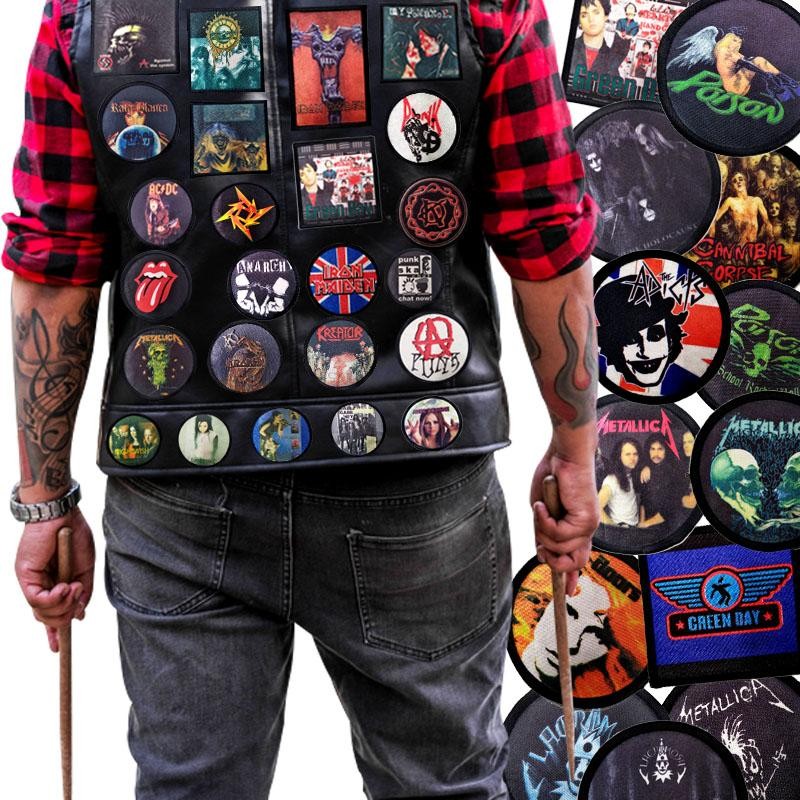 PARCHES METAL ROCK PUNK PRENDAS MODA ESTILO