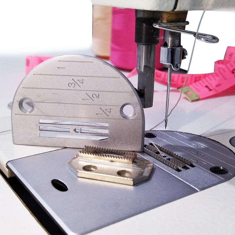 AJUSTE LIVIANO PLANCHUELA DIENTE MAQUINA PLANA DE COSER MODISTERÍA