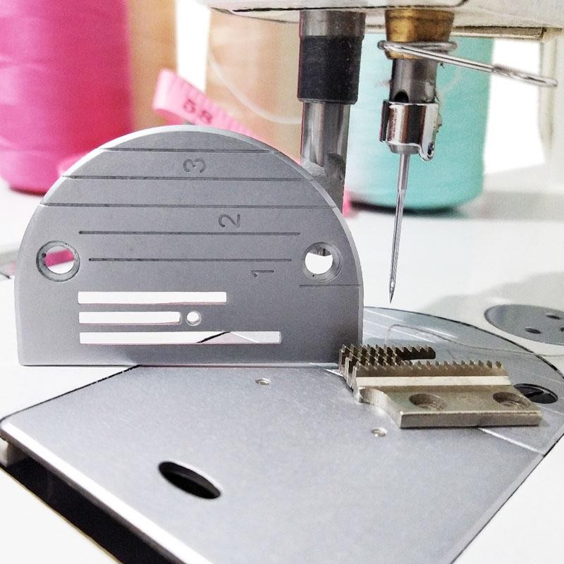 AJUSTE UNIVERSAL PLANCHUELA DIENTE MAQUINA PLANA DE COSER MODISTERÍA