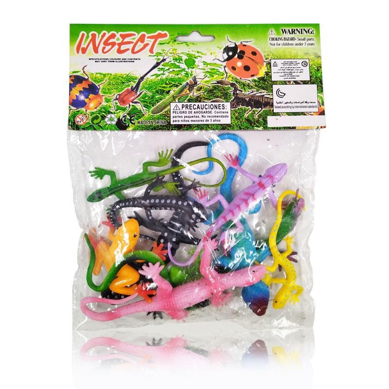 ANFIBIOS JUGUETES FIGURAS ANIMALES SET X10 JUGUETERÍA INFANTIL