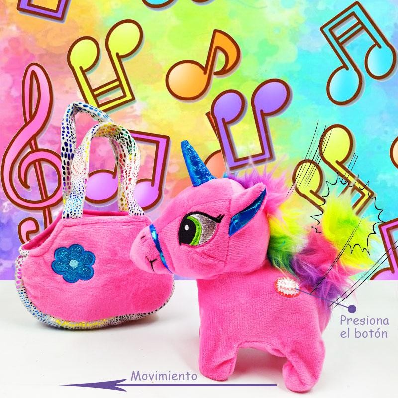 BOLSITO UNICORNIO MOVIMIENTO JUGUETE NIÑAS JUGUETERÍA