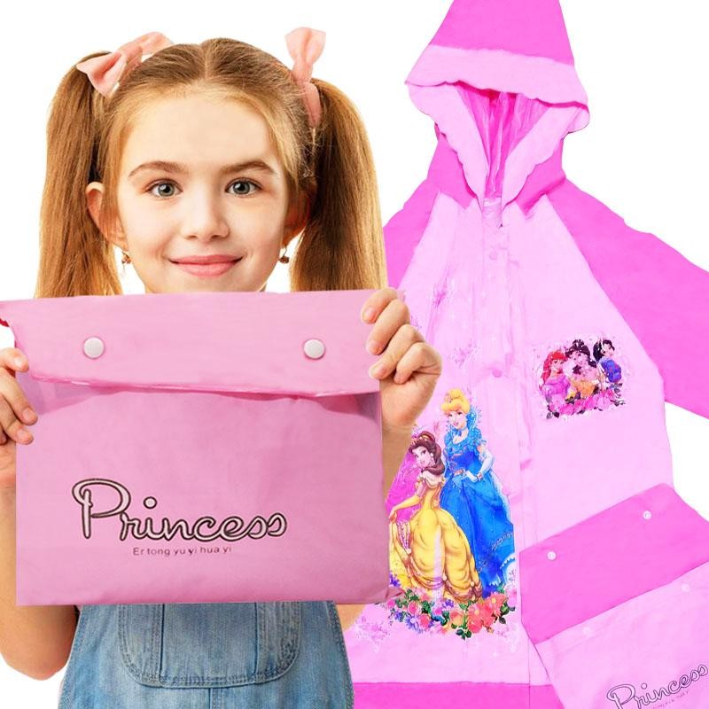 CARPAS IMPERMEABLES PRINCESAS NIÑAS ROPA LLUVIA VESTUARIO INVIERNO
