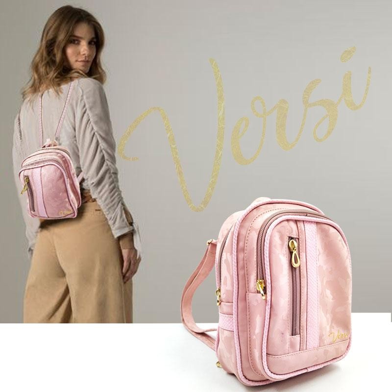 MORRAL ARIEL VERSI BOLSO PALO ROSA CAMUFLADO FEMENINO MODA