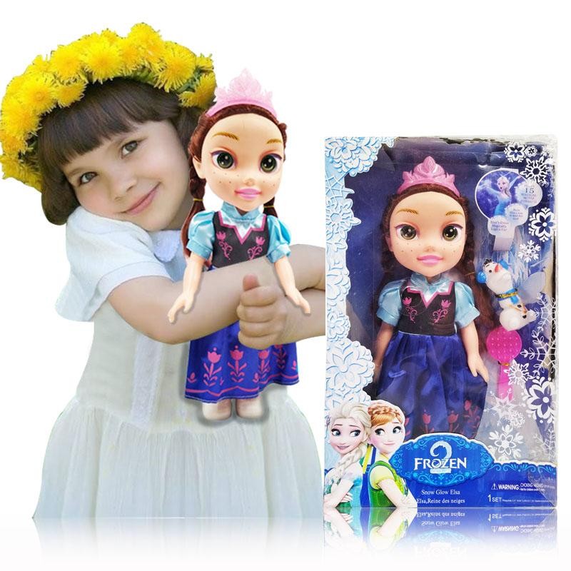 MUÑECA FROZEN ANA JUGUETE NIÑAS JUGUETERÍA LUCES Y SONIDOS DJ4537
