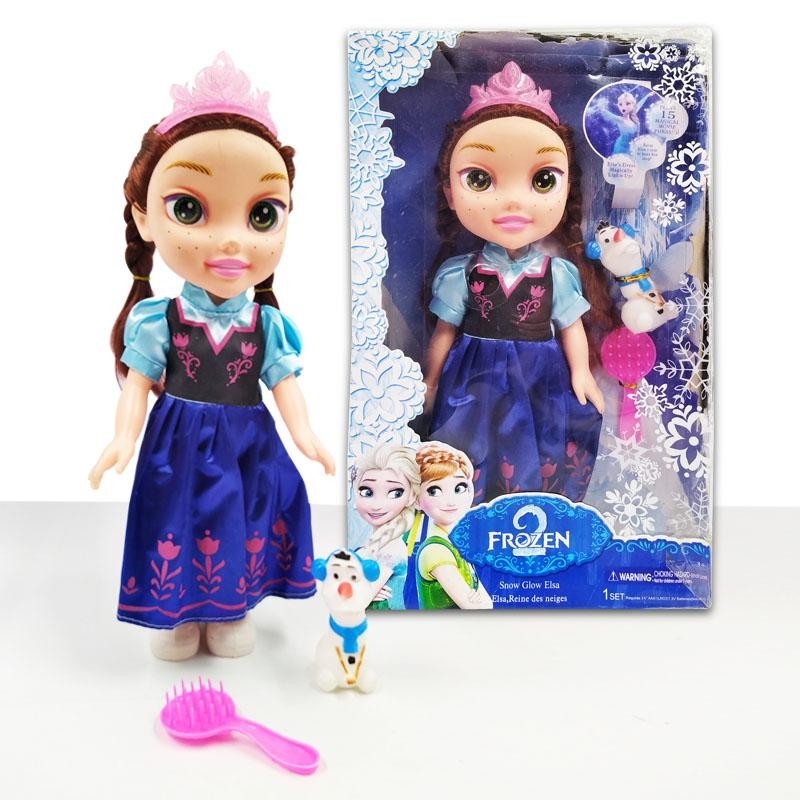 MUÑECA FROZEN ANA JUGUETE NIÑAS JUGUETERÍA LUCES Y SONIDOS DJ4537