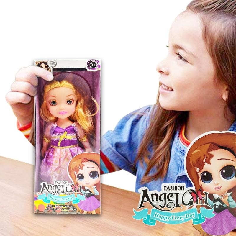 MUÑECA ANGEL GIRL MORADA JUGUETE NIÑAS SONIDO (DJ8524B)