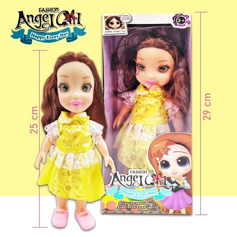 MUÑECA ANGEL GIRL AMARILLA JUGUETE NIÑAS SONIDO (DJ8524A)