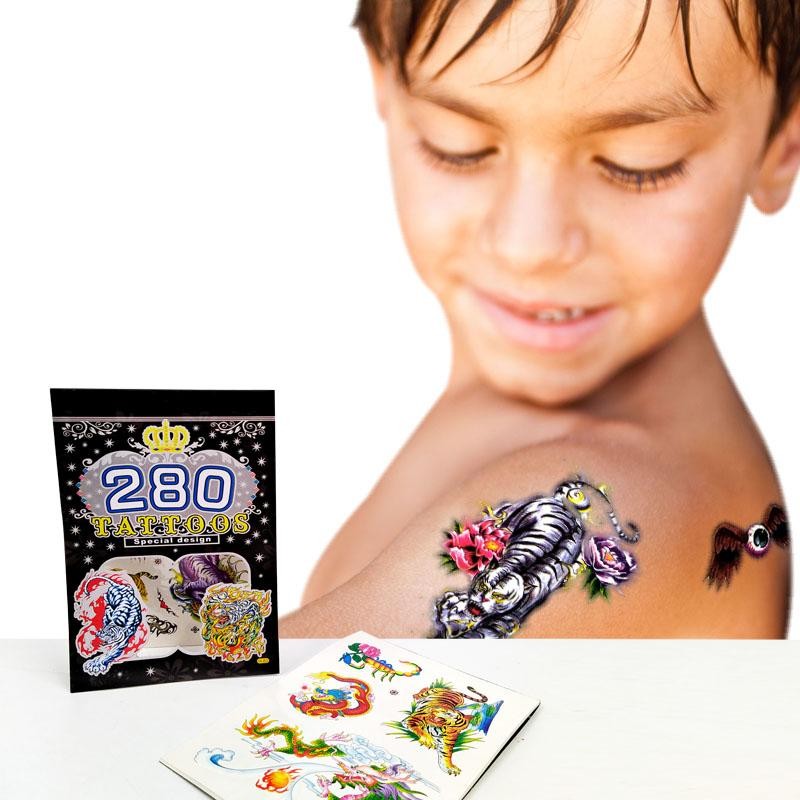 TATUAJES TEMPORALES NIÑOS TATTOOS JUGUETES DISFRAZ 12 HOJAS INFANTIL