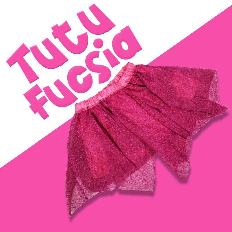 TUTU FUCSIA BRILLANTE NIÑAS 6-8 MODA FALDA VESTUARIO INFANTIL BALLET DISFRAZ