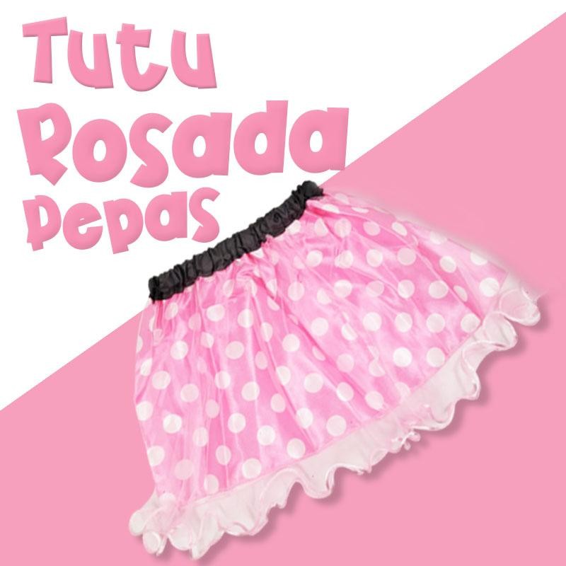 TUTU ROSADO PEPAS NIÑAS 4-8 MODA FALDA VESTUARIO INFANTIL BALLET