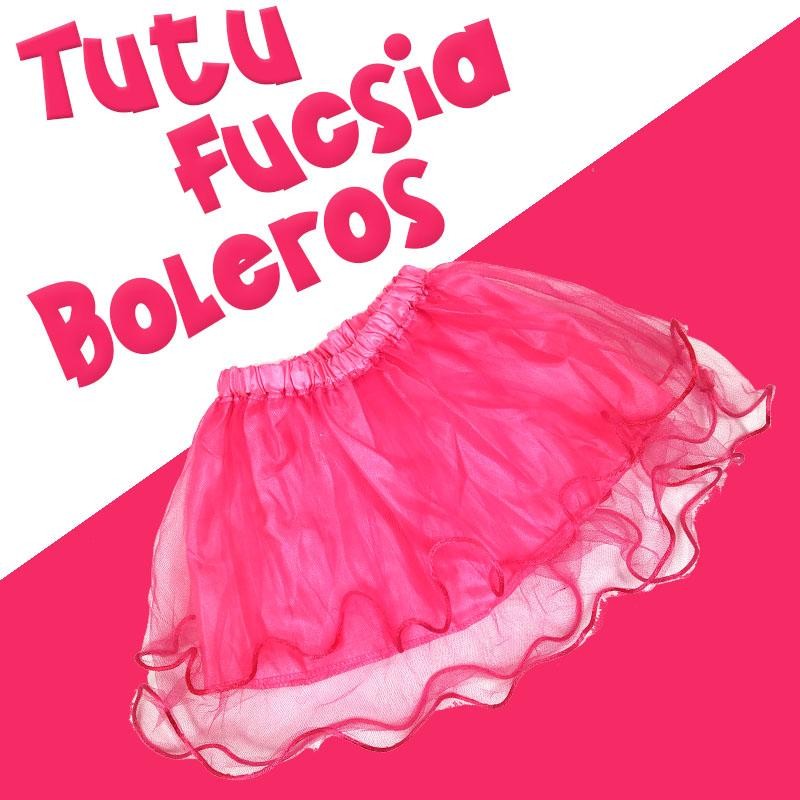 TUTU FUCSIA BOLEROS NIÑAS 4-6 MODA FALDA VESTUARIO INFANTIL BALLET