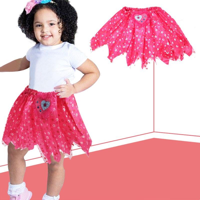 TUTU FUCSIA FLORES NIÑAS 6-8 MODA FALDA VESTUARIO INFANTIL BALLET