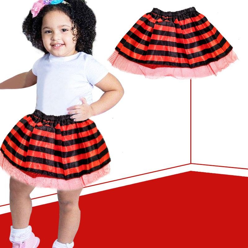 TUTU ROJO RAYAS NIÑAS 6-8 MODA FALDA VESTUARIO INFANTIL BALLET